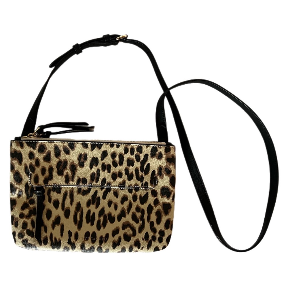 🎉HP🎉 Vince Camino Cheetah-Print Shoulder/Cross Body Bag, Like New!